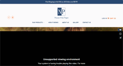 Desktop Screenshot of natureprintpaper.com